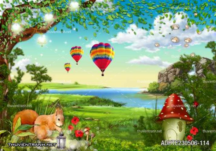 Tranh dán tường phòng cho  trẻ em - Tranh tường chất lượng cao