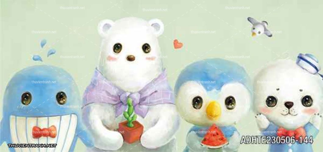 Tranh dán tường phòng cho  trẻ em - Tranh tường chất lượng cao