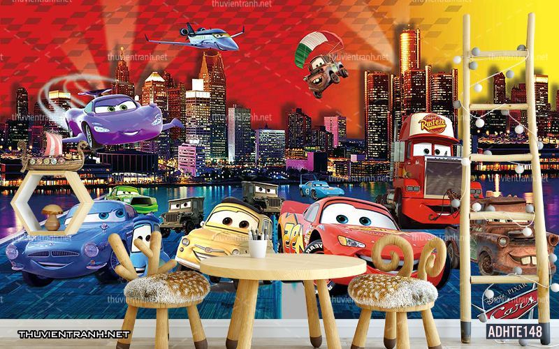 Tranh dán tường trang trí phòng ngủ trẻ em - Tranh tường chất lượng cao