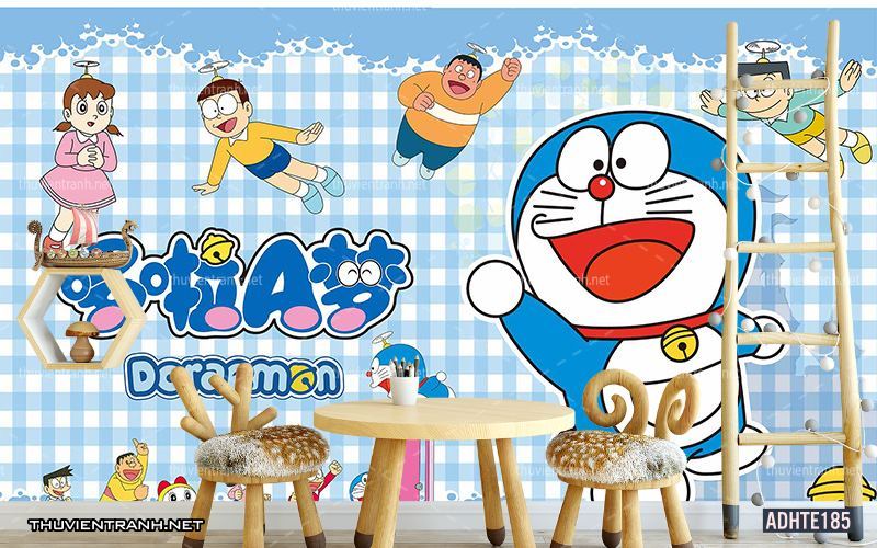 Tranh dán tường trang trí phòng ngủ trẻ em - Tranh tường chất lượng cao