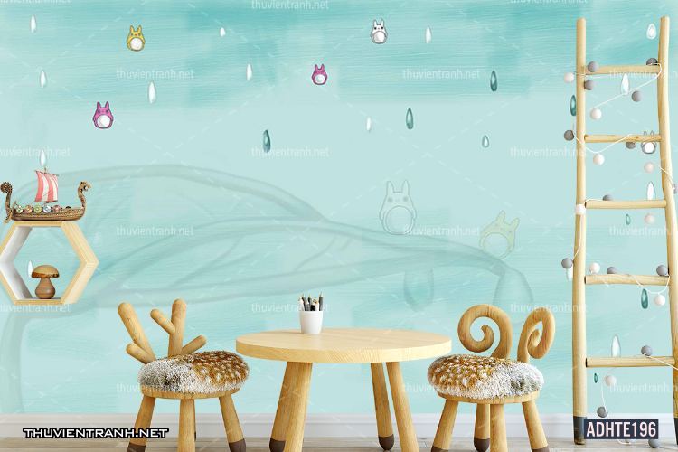 Tranh dán tường trang trí phòng ngủ trẻ em - Tranh tường chất lượng cao