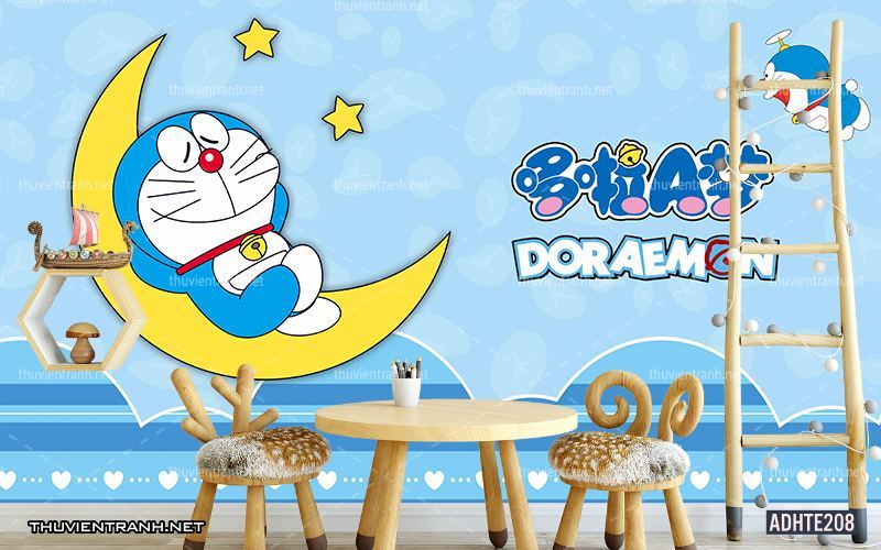 Tranh dán tường trang trí phòng ngủ trẻ em - Tranh tường chất lượng cao
