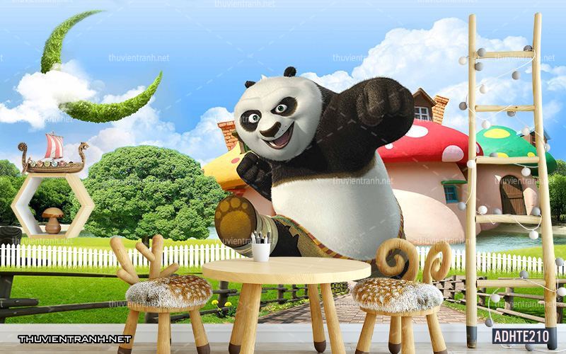 Tranh dán tường trang trí phòng ngủ trẻ em - Tranh tường chất lượng cao