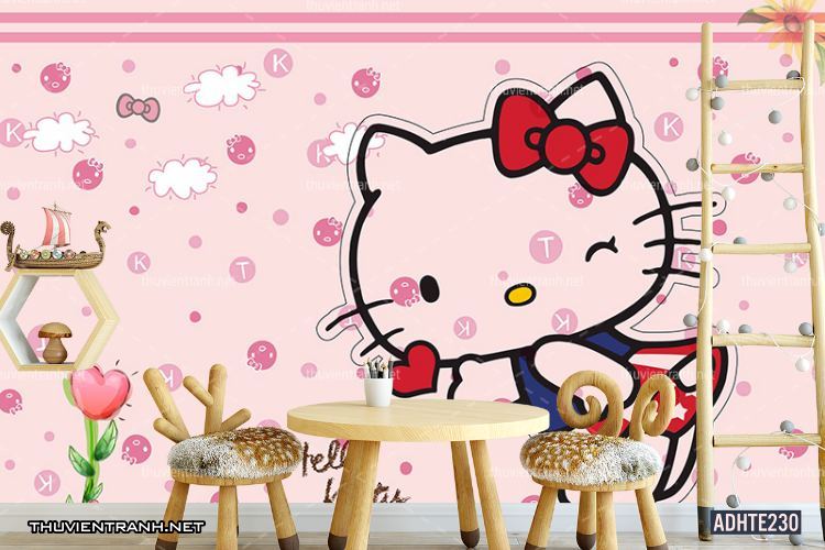 Tranh dán tường trang trí phòng ngủ trẻ em - Tranh tường chất lượng cao
