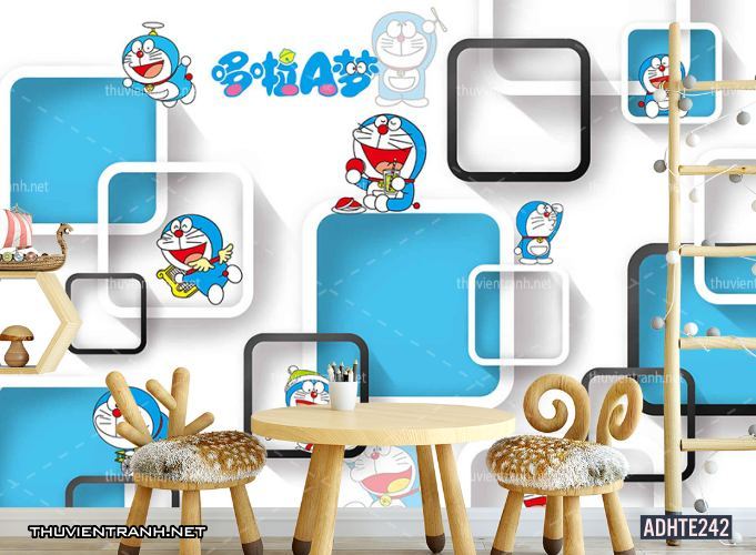 Tranh dán tường trang trí phòng ngủ trẻ em - Tranh tường chất lượng cao