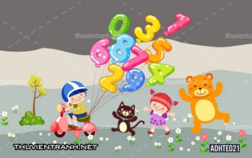 Tranh dán tường  trẻ em - Tranh tường chất lượng cao