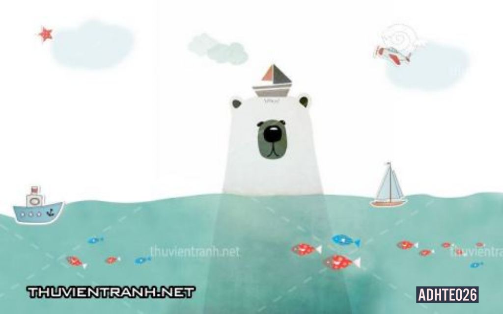 Tranh dán tường  trẻ em - Tranh tường chất lượng cao