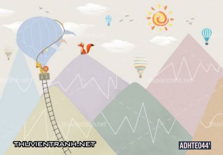 Tranh dán tường  trẻ em - Tranh tường chất lượng cao