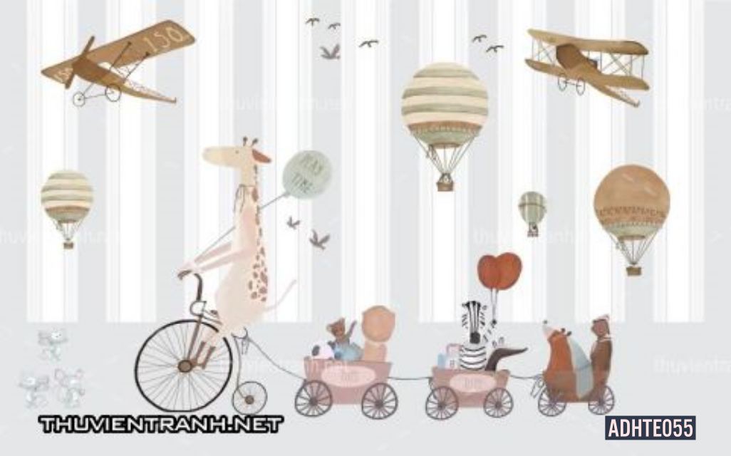 Tranh dán tường  trẻ em - Tranh tường chất lượng cao