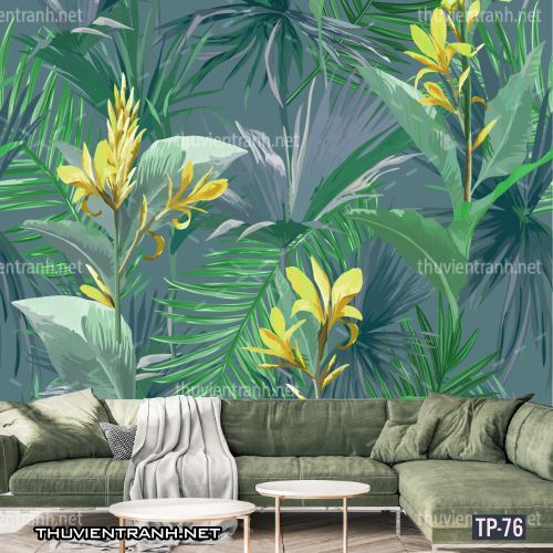 Tranh dán tường Hoa lá nhiệt đới, Tropical Leaves - Kết quả tìm kiếm tranh tường
