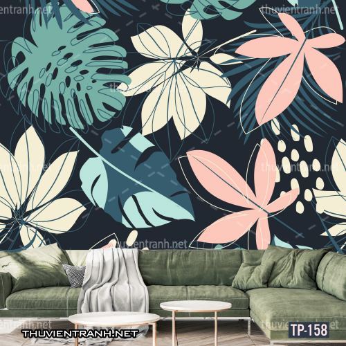 Tranh dán tường Hoa lá nhiệt đới, Tropical Leaves - Kết quả tìm kiếm tranh tường