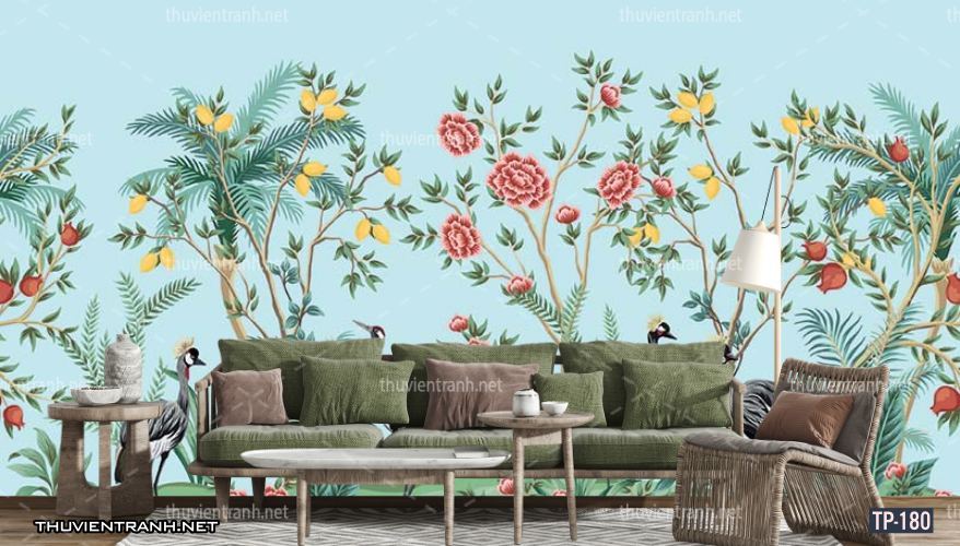 Tranh dán tường Hoa lá nhiệt đới, Tropical Leaves - Kết quả tìm kiếm tranh tường