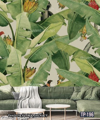 Tranh dán tường Hoa lá nhiệt đới, Tropical Leaves - Kết quả tìm kiếm tranh tường