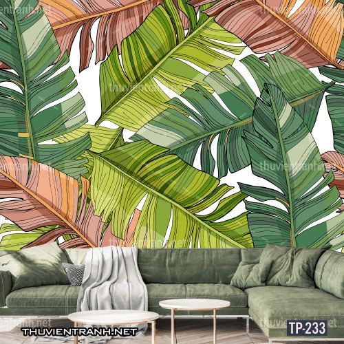 Tranh dán tường Hoa lá nhiệt đới, Tropical Leaves - Kết quả tìm kiếm tranh tường