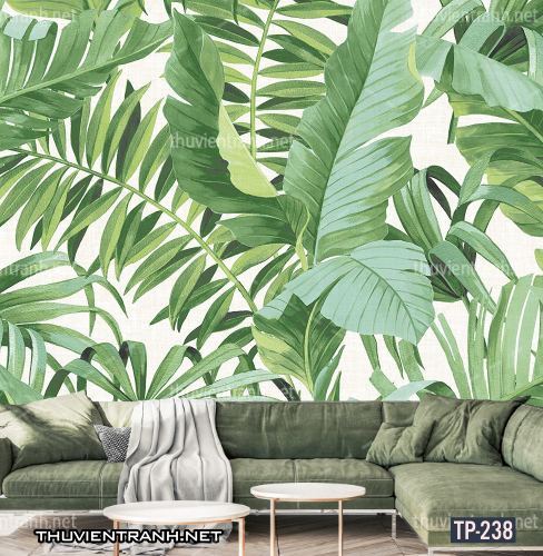 Tranh dán tường Hoa lá nhiệt đới, Tropical Leaves - Kết quả tìm kiếm tranh tường
