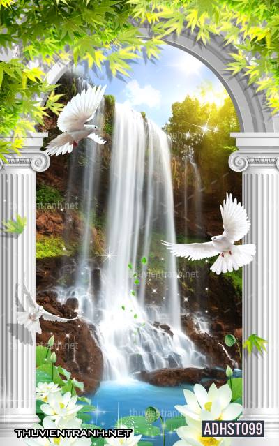 Tranh thác nước khổ dọc, tranh thác nước size đứng - Kết quả tìm kiếm tranh tường