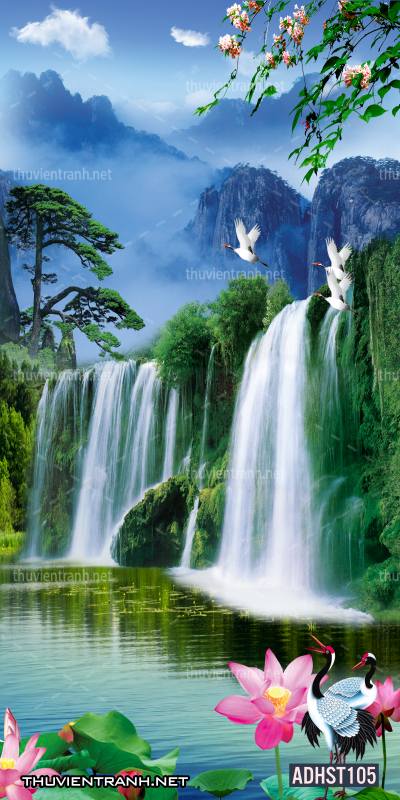 Tranh thác nước khổ dọc, tranh thác nước size đứng - Kết quả tìm kiếm tranh tường
